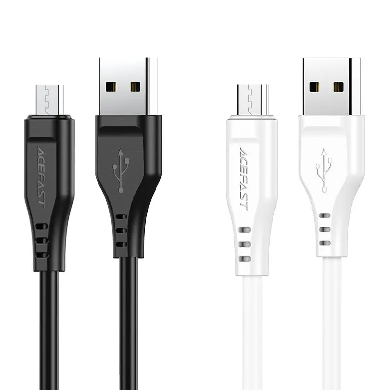 C3-09 USB-A to Micro-USB TPE charging data cable BLACK