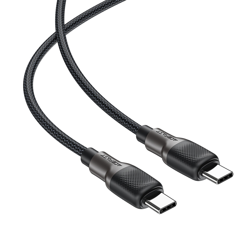 [ACEFAST] ACEFAST C10-03 USB-C to USB-C silicone braid charging data cable BLACK
