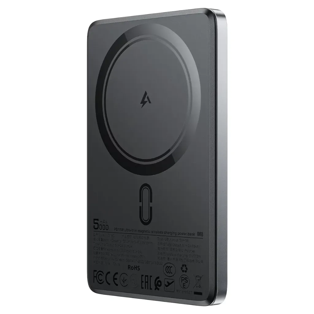 [ACEFAST] ACEFAST M8-5000mAh PD18W ultra-thin magnetic wireless charging power bank