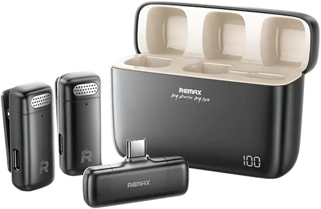 REMAX 2 in 1 Wireless radio microphone K15 TYPE-C