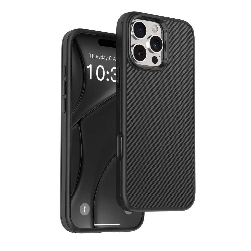 Carbon fiber MAGSAFE case for Iphone 14ProMax (BLACK)