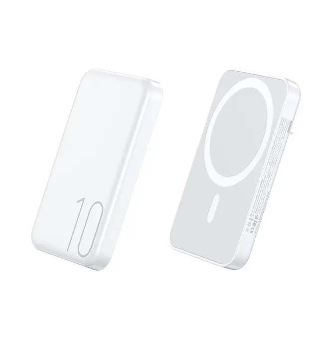 [REMAX] REMAX Usion Series  PD 20W Magnetic  Wireless Fast Charging Power Bank 10000mAh RPP-65 WHITE
