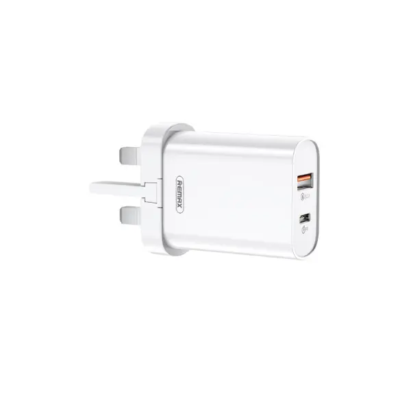 [REMAX] REMAX Jane Series QC3.0+PD 20W GaN Fast Charger  RP-U37 UK WHITE