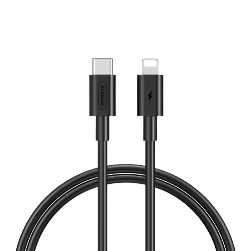 REMAX Marlik Series  20W PD Fast-charging  Data Cable  RC-175i 1M (C-L) Type-C to Lightning-1m-Black