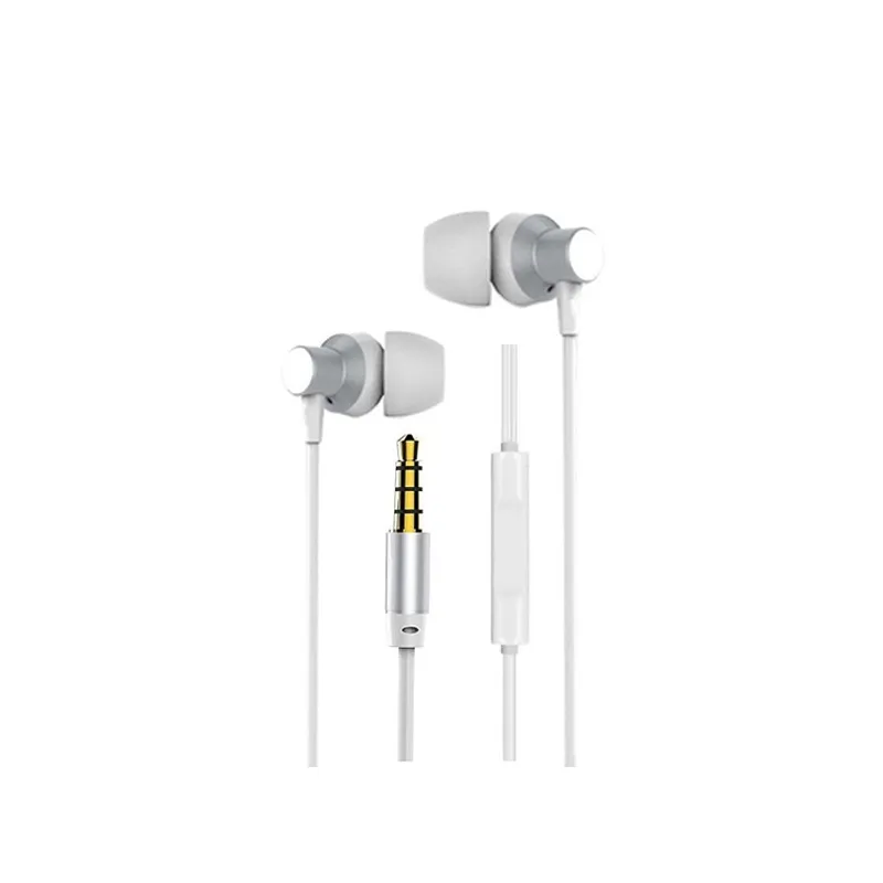 [REMAX] REMAX Metal Wired Earphone for music & call RM-512/a/I 3.5mm-Silver