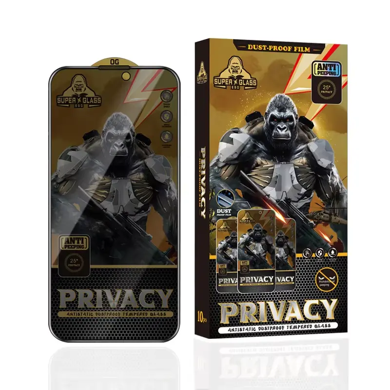 KINGKONG TEMPERED GLASS PRIVACY SCREEN PROTECTOR (IP15)