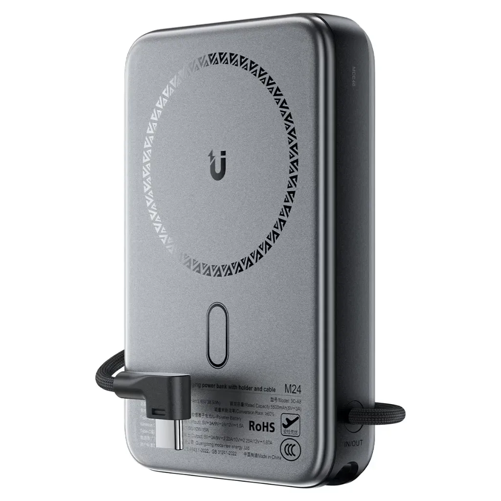 [ACEFAST] ACEFAST M24-10000mAh 22.5W Magnetic fast charging power bank with holder and cable